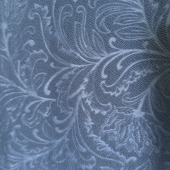 LuLaRoe Blue Flower Embossed Pencil Skirt Versatile Day 2 Night Comfy Size M - Picture 5 of 5